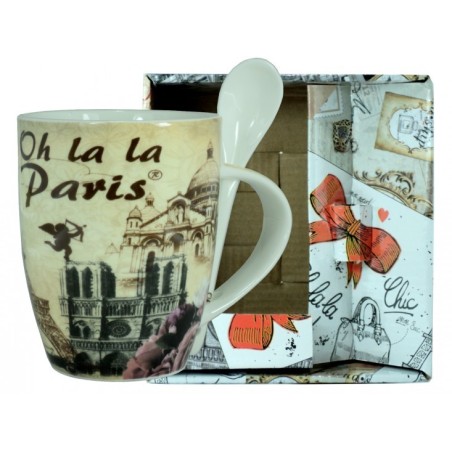 Mug "Pillou" avec cuillère