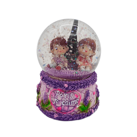 "Paris Je t'aime" snow globe