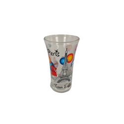 Fireworks flared shot glass