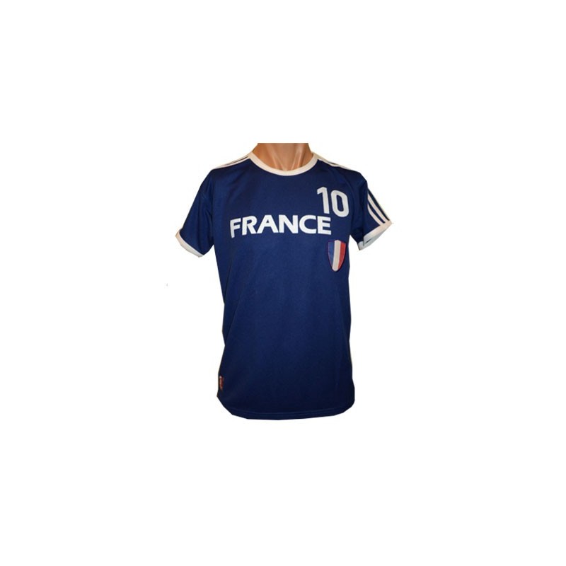 Maillot de foot N°10 oldschool - Adulte