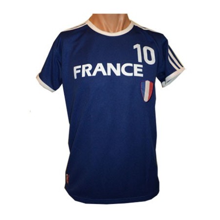 Maillot de foot N°10 oldschool - Adulte